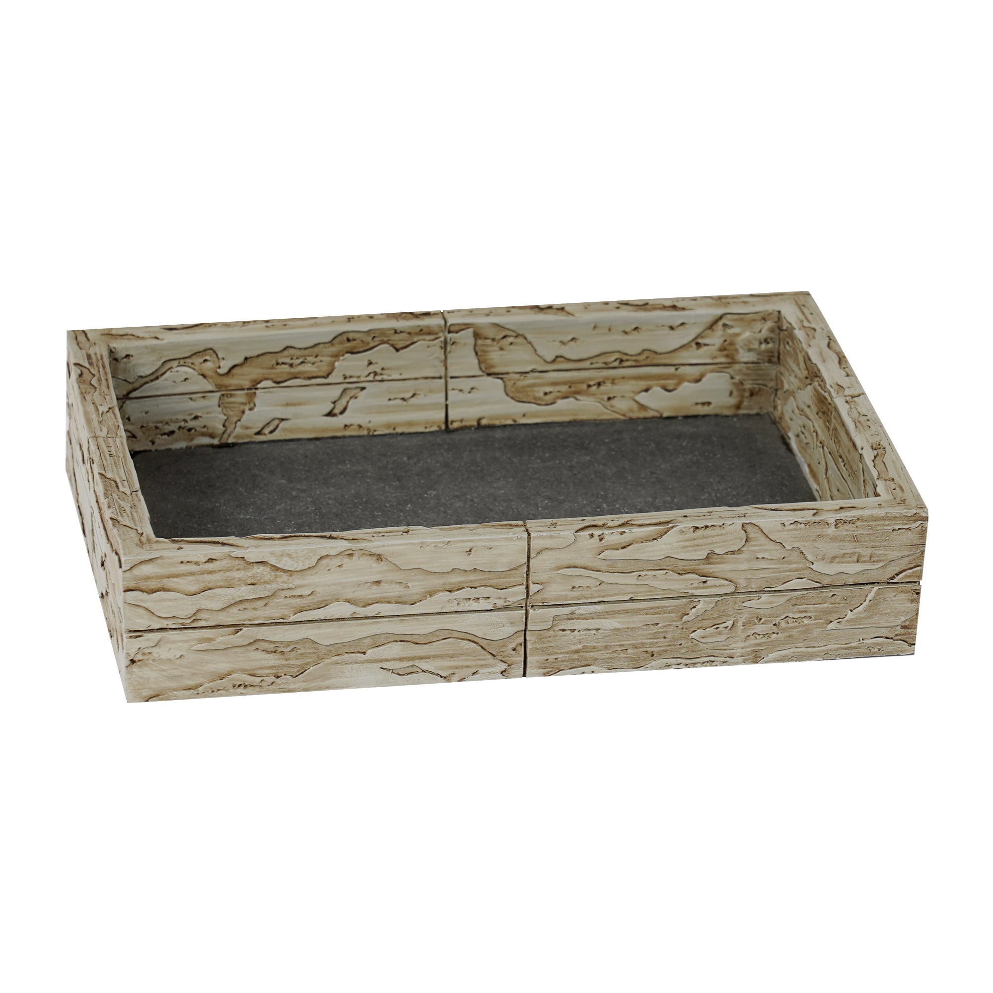 Soap Dish for Bathroom Counter,Shower & Kitchen | Antique Stone Finish