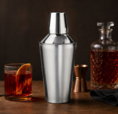 Stainless Steel Cocktail Shaker | Shiny Mirror Finish |  28 oz Bar Tool