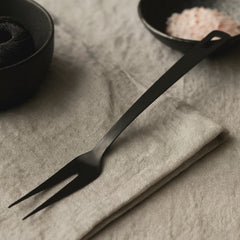 Stainless Steel Fork | Black Nickel Crown 1.8 mm Turner