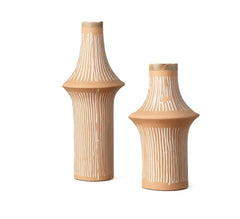 Handcrafted Ecomix Vase | Eco Friendly Decorative Vase (17” / 13.5”)