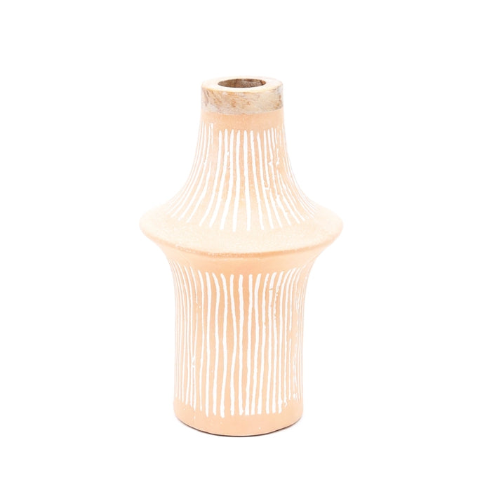 Handcrafted Ecomix Vase | Eco Friendly Decorative Vase (17” / 13.5”)