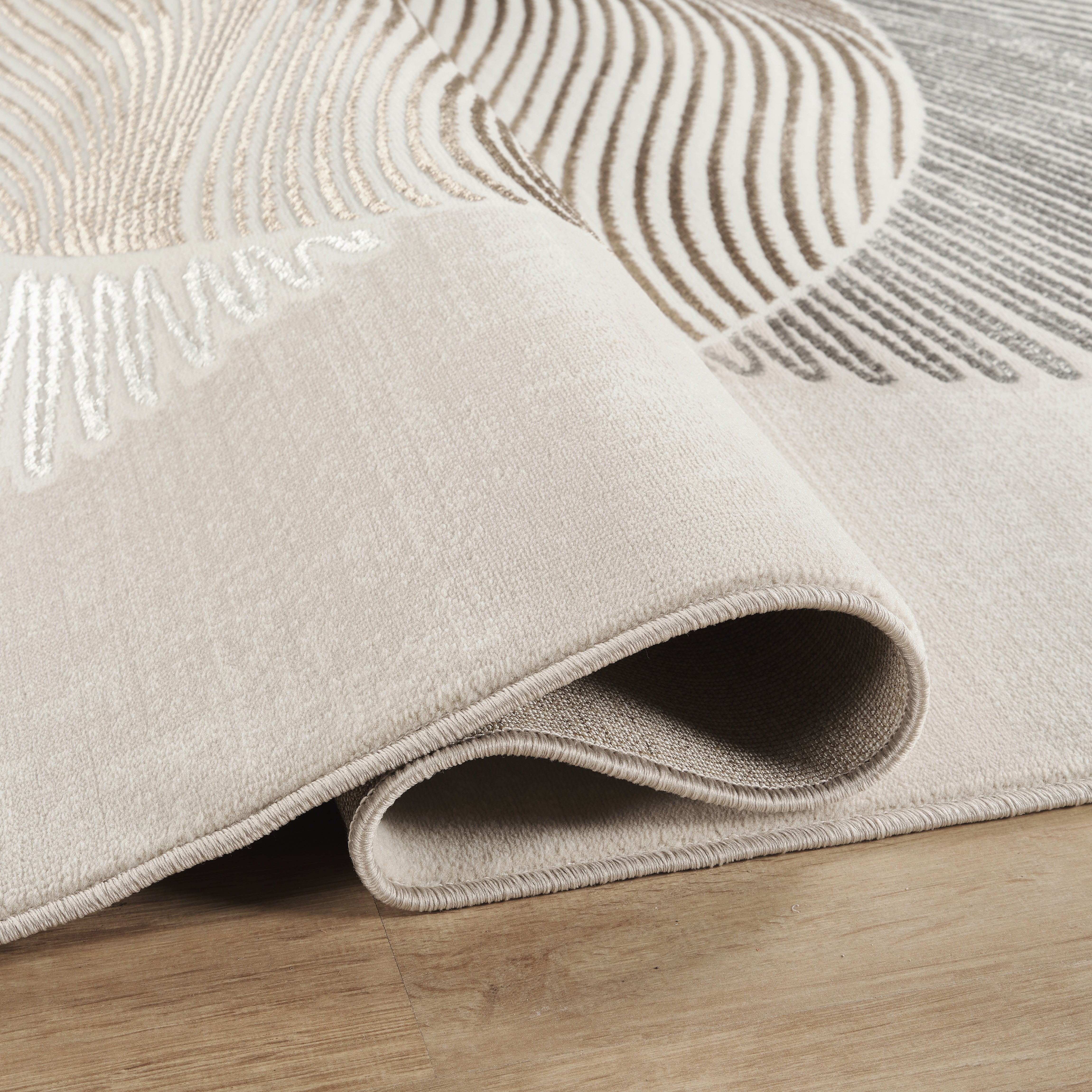 Cleopatra 50097 Cream area rug detail image