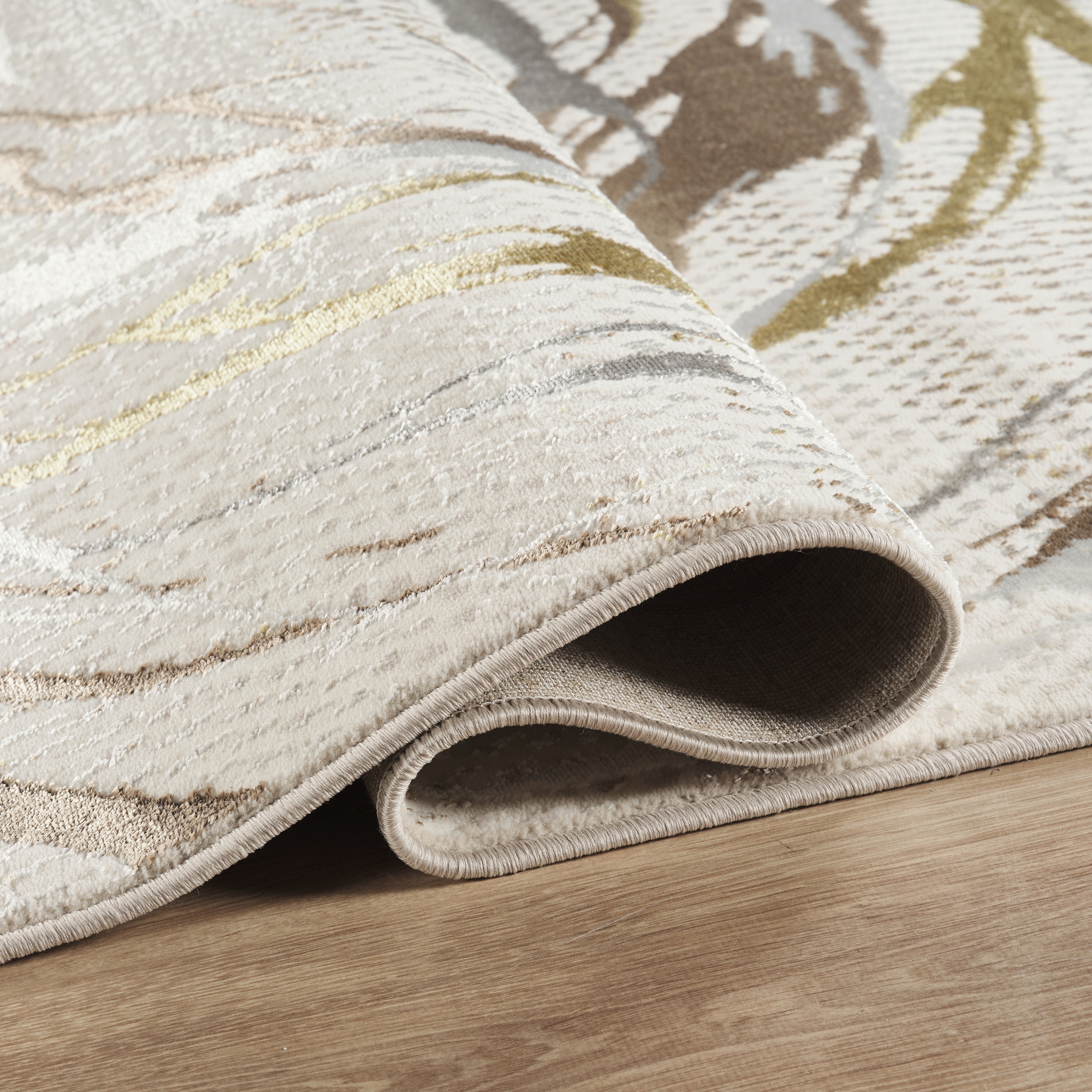 Caesar 50103 Cream area rug detail image