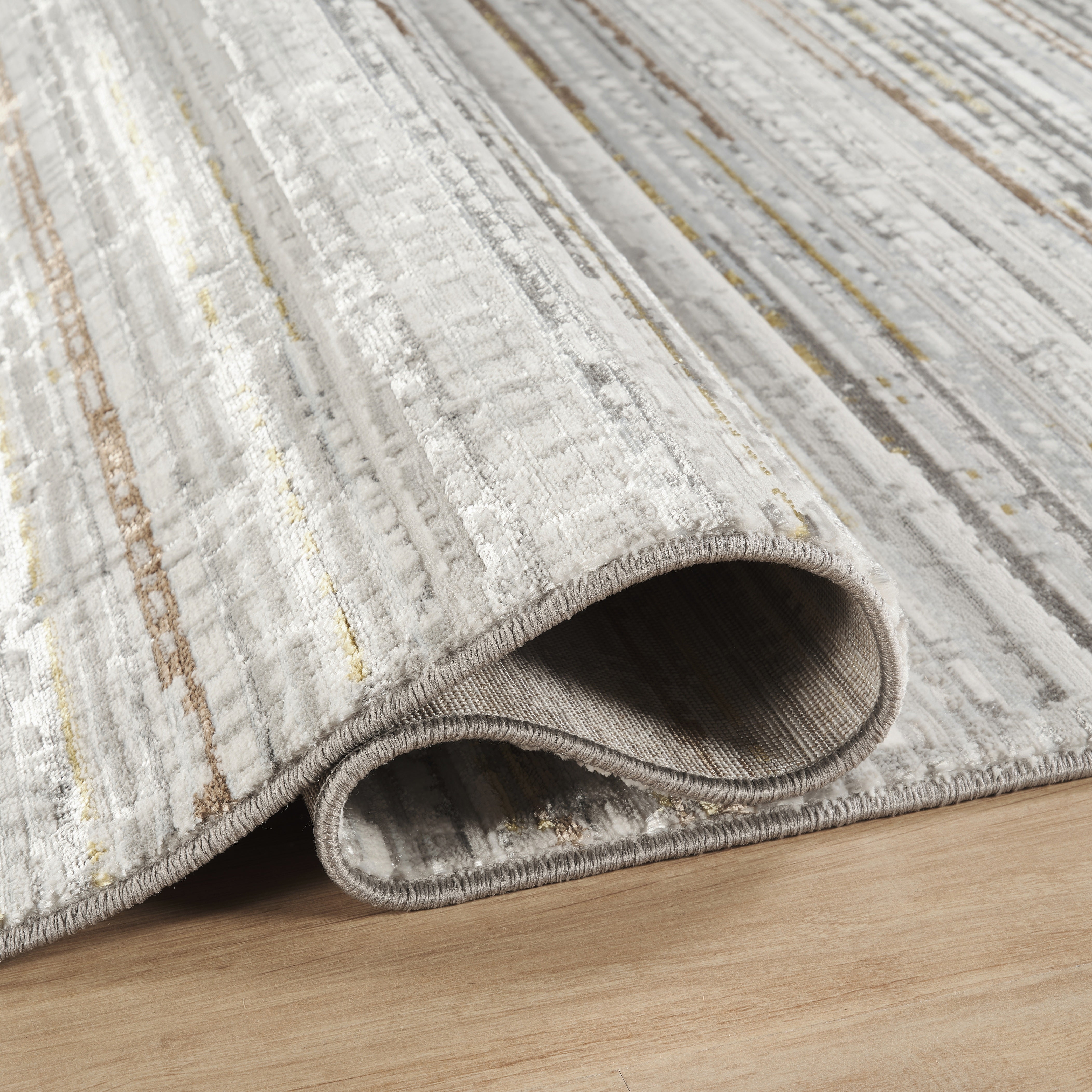 Caesar H0401 Grey Area Rug