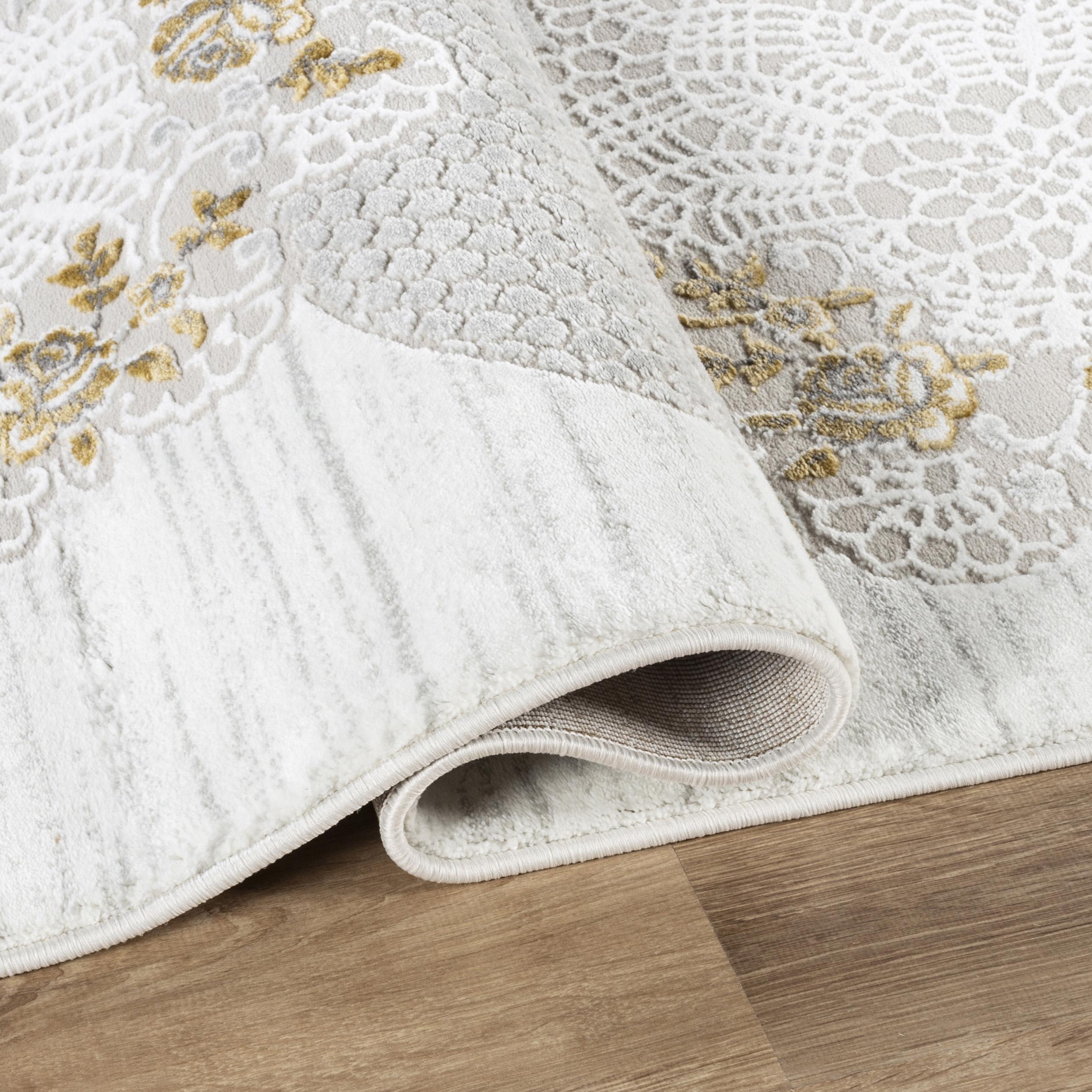 Troy Area Rug 18029 GREY GOLD