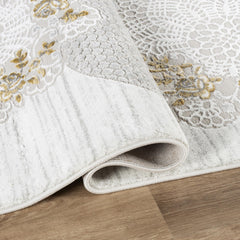 Troy Area Rug 18029 GREY GOLD