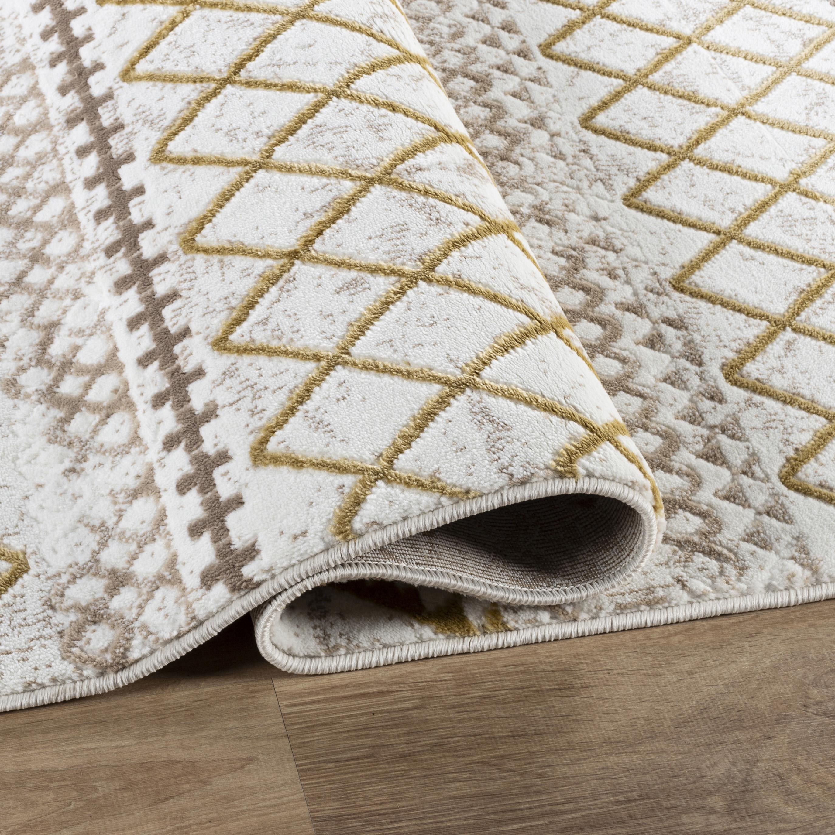 Troy Area Rug 37557 BEIGE GOLD