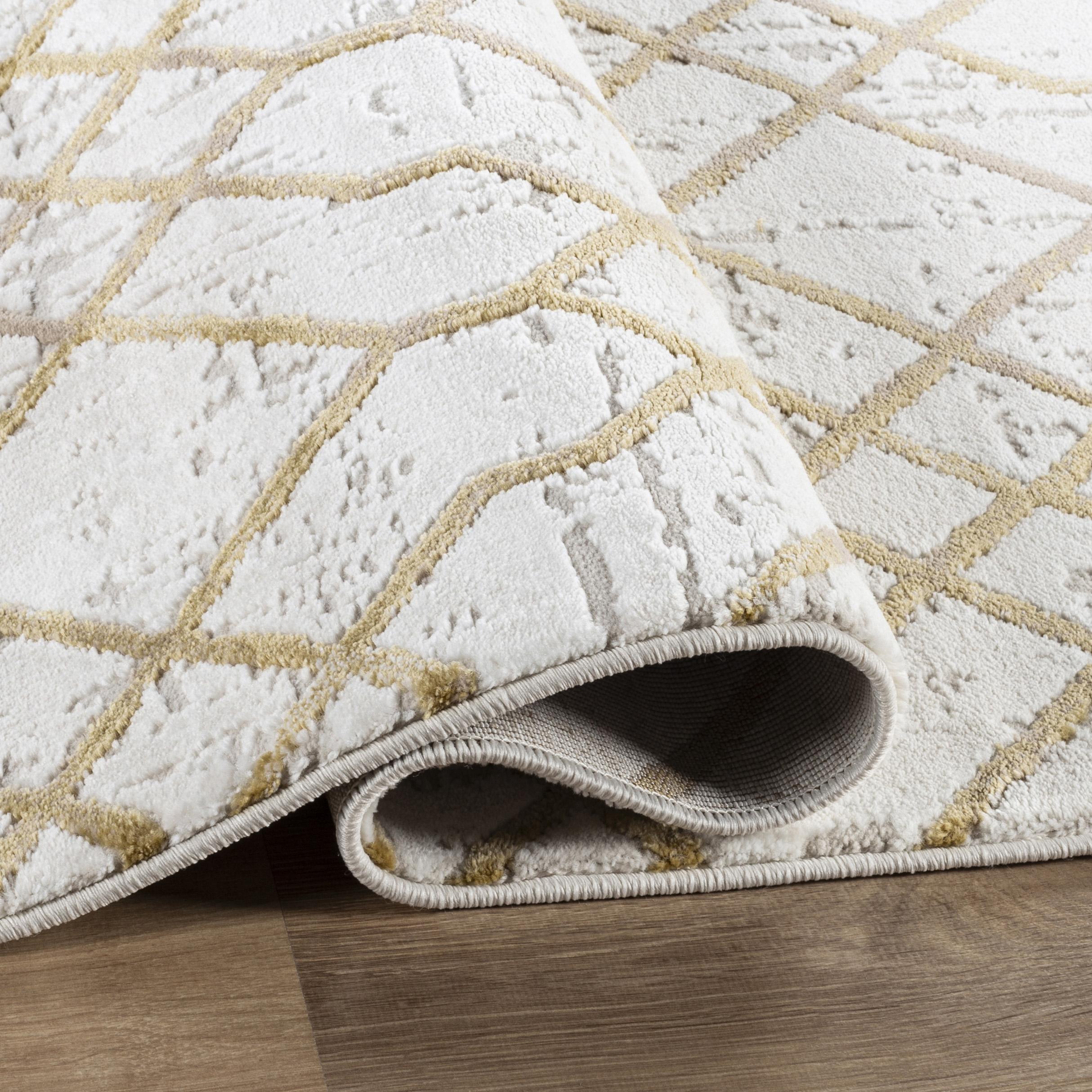 Troy Area Rug 35117 BEIGE GOLD