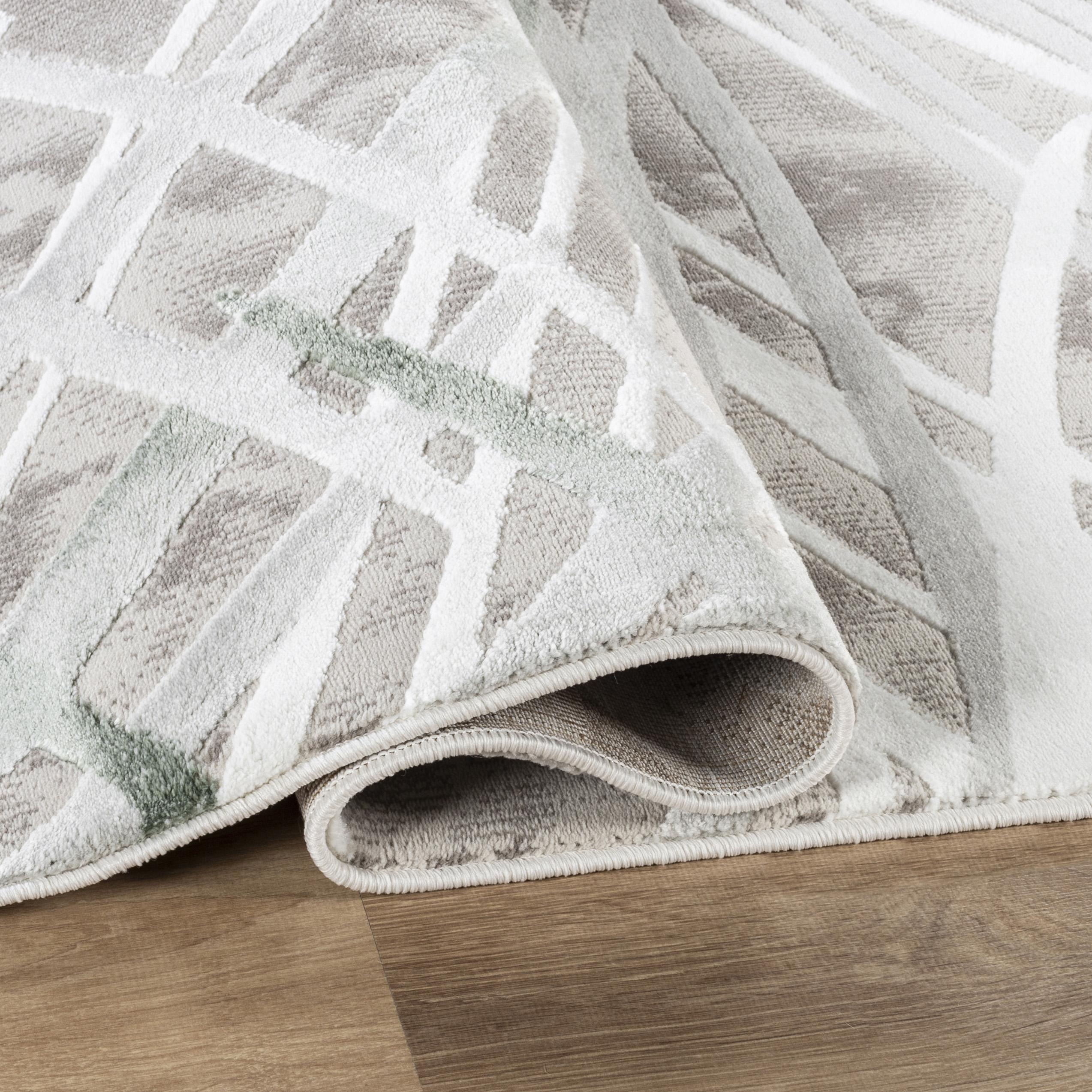 Troy Area Rug NP526 GREY GREEN