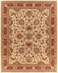 Cherryfield Hand Tufted Brown & Rust 1001 Wool Rug
