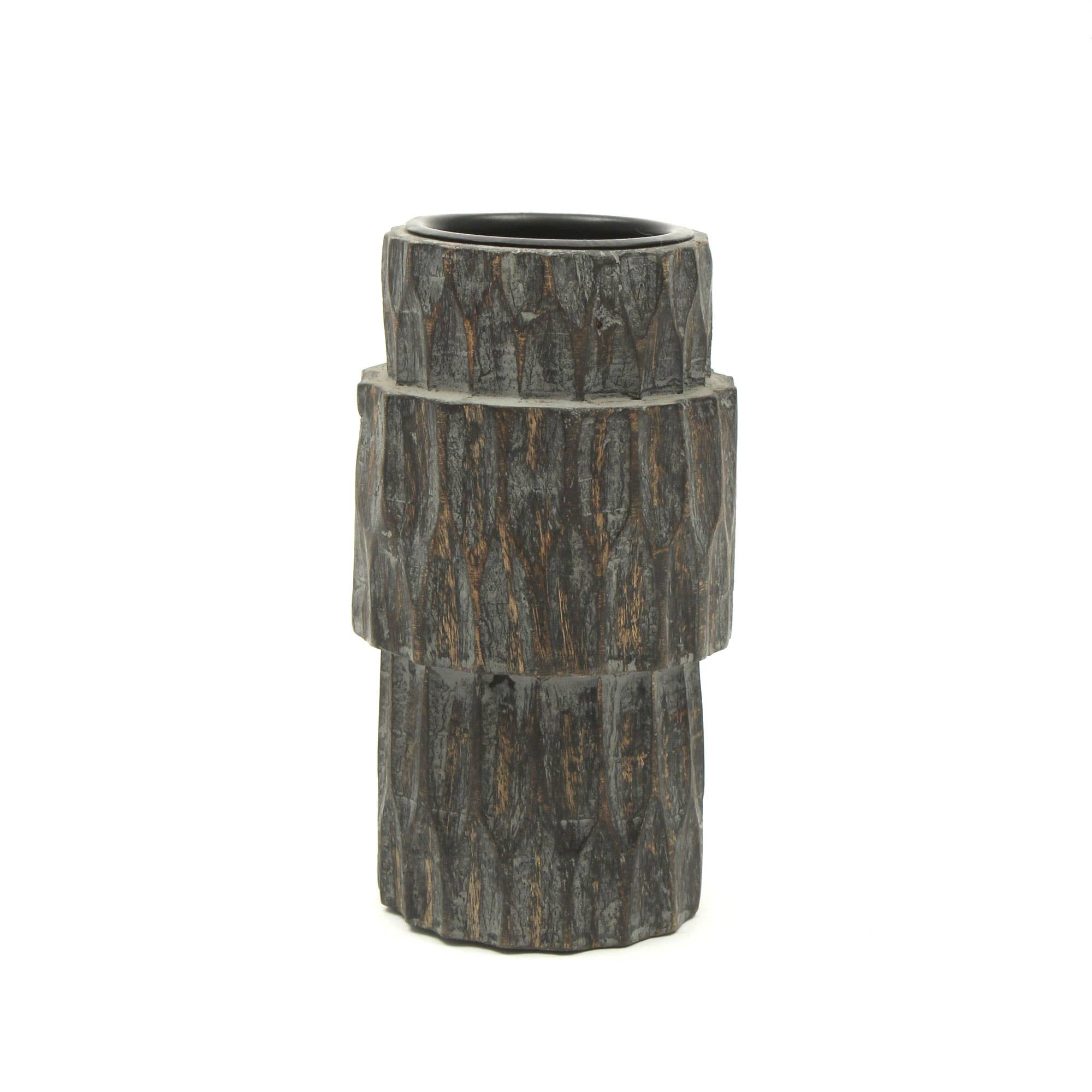Decorative Candle Holder | Wooden Candle Stand | Elegant Home Accent Piece