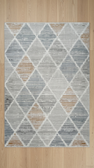 Merry MR445 Multi area rug styled with furniture