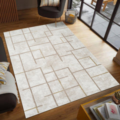 Troy Area Rug 36690 BEIGE GOLD