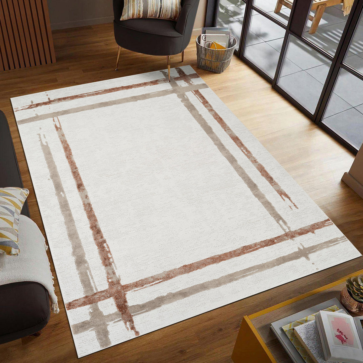 Troy Area Rug 67747 BEIGE ROSE