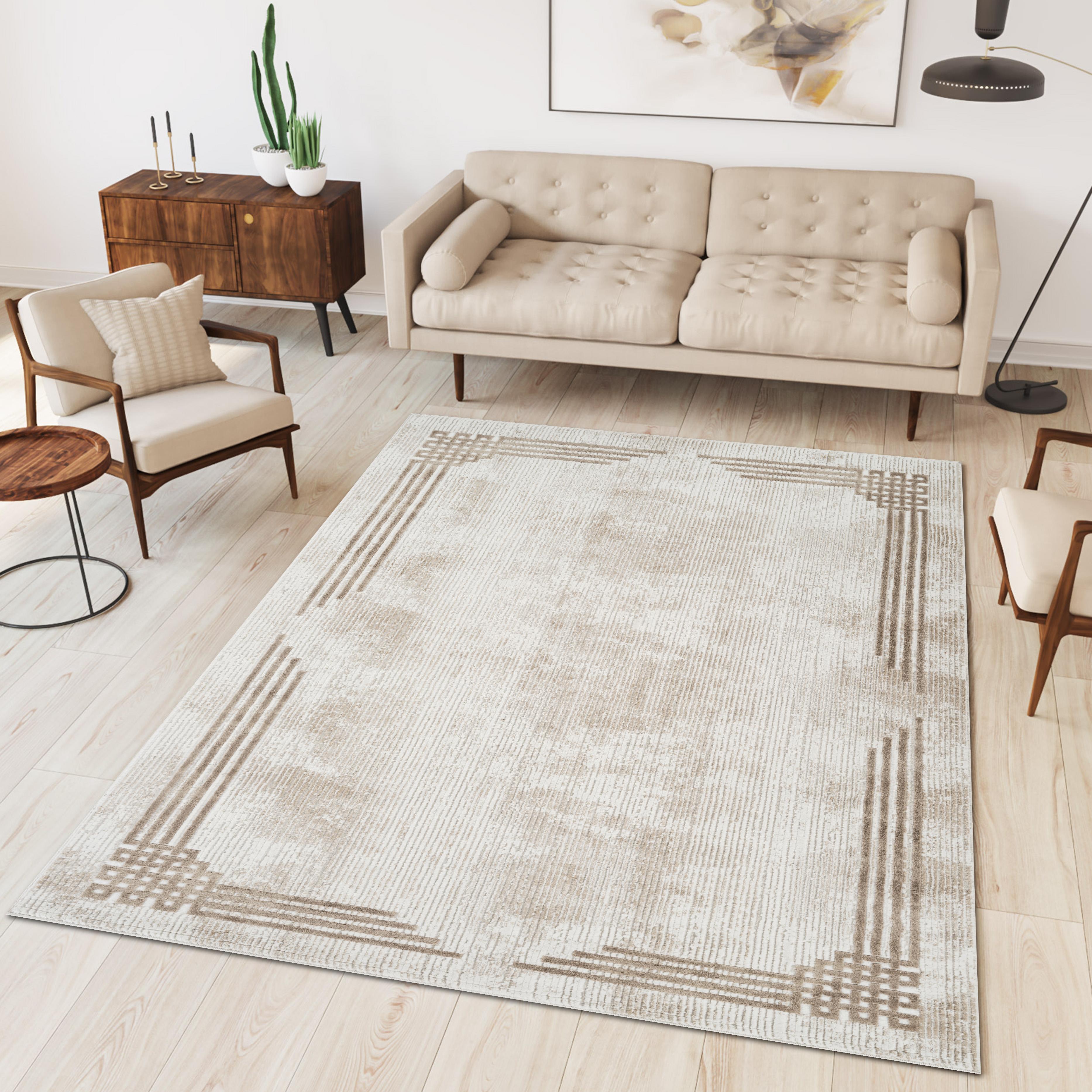 Troy Area Rug 34783 BEIGE BROWN