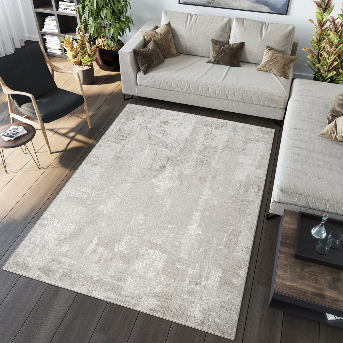 Cleopatra 60235 Grey Area Rug
