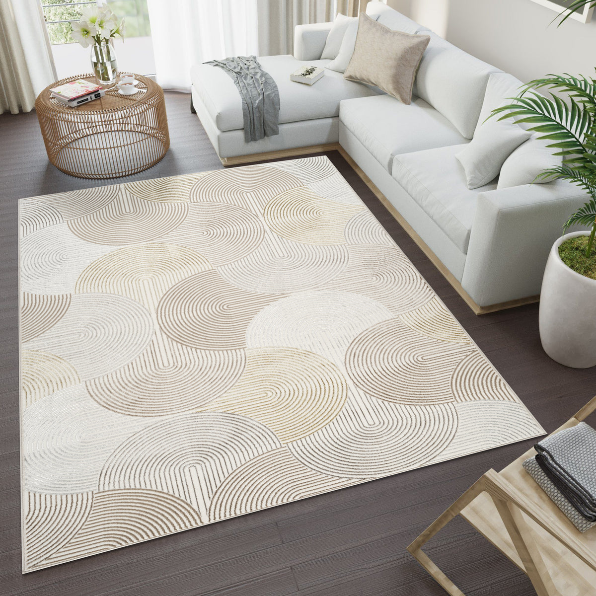 Caesar 50158 Beige Area Rug
