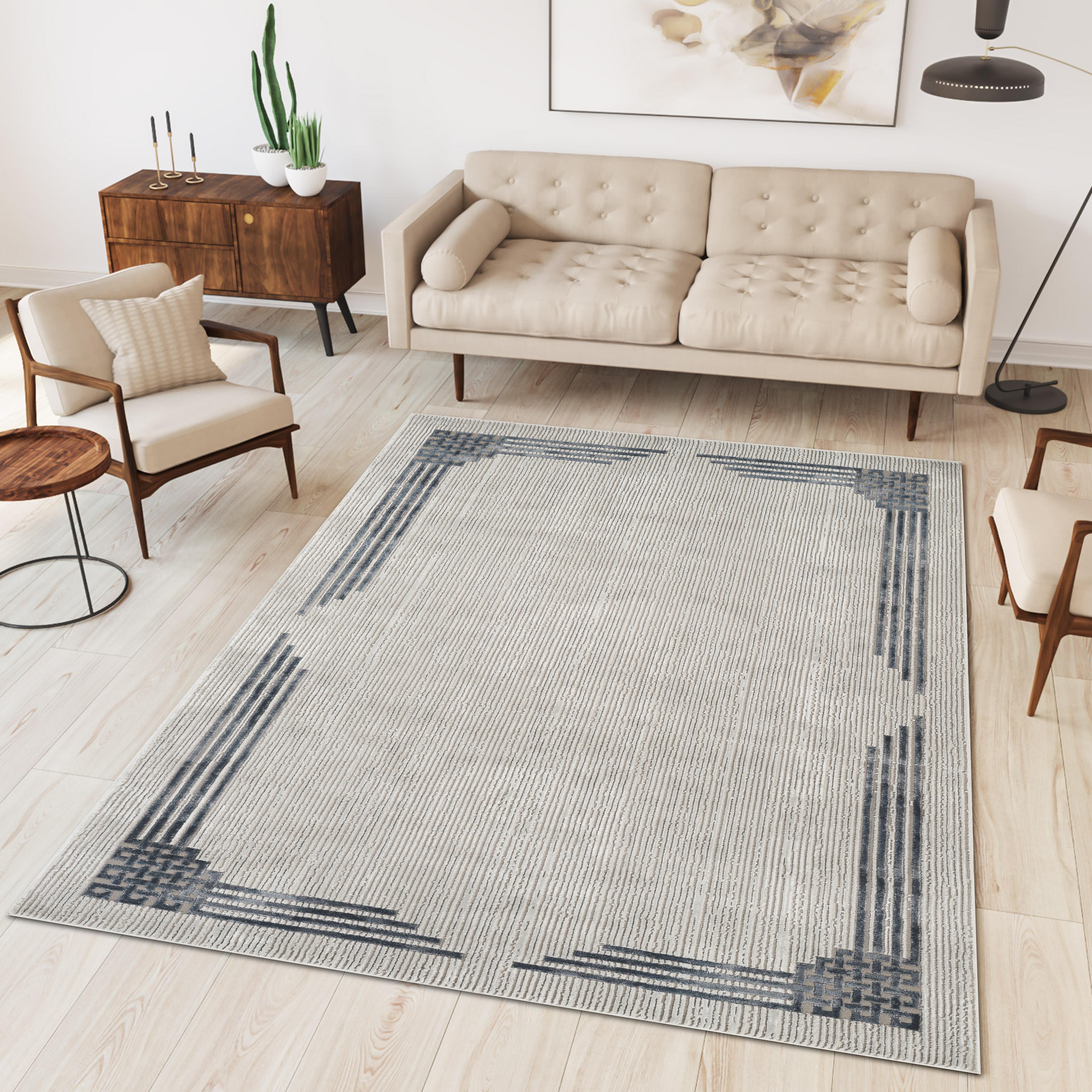 Troy Area Rug 34783 GREY NAVY