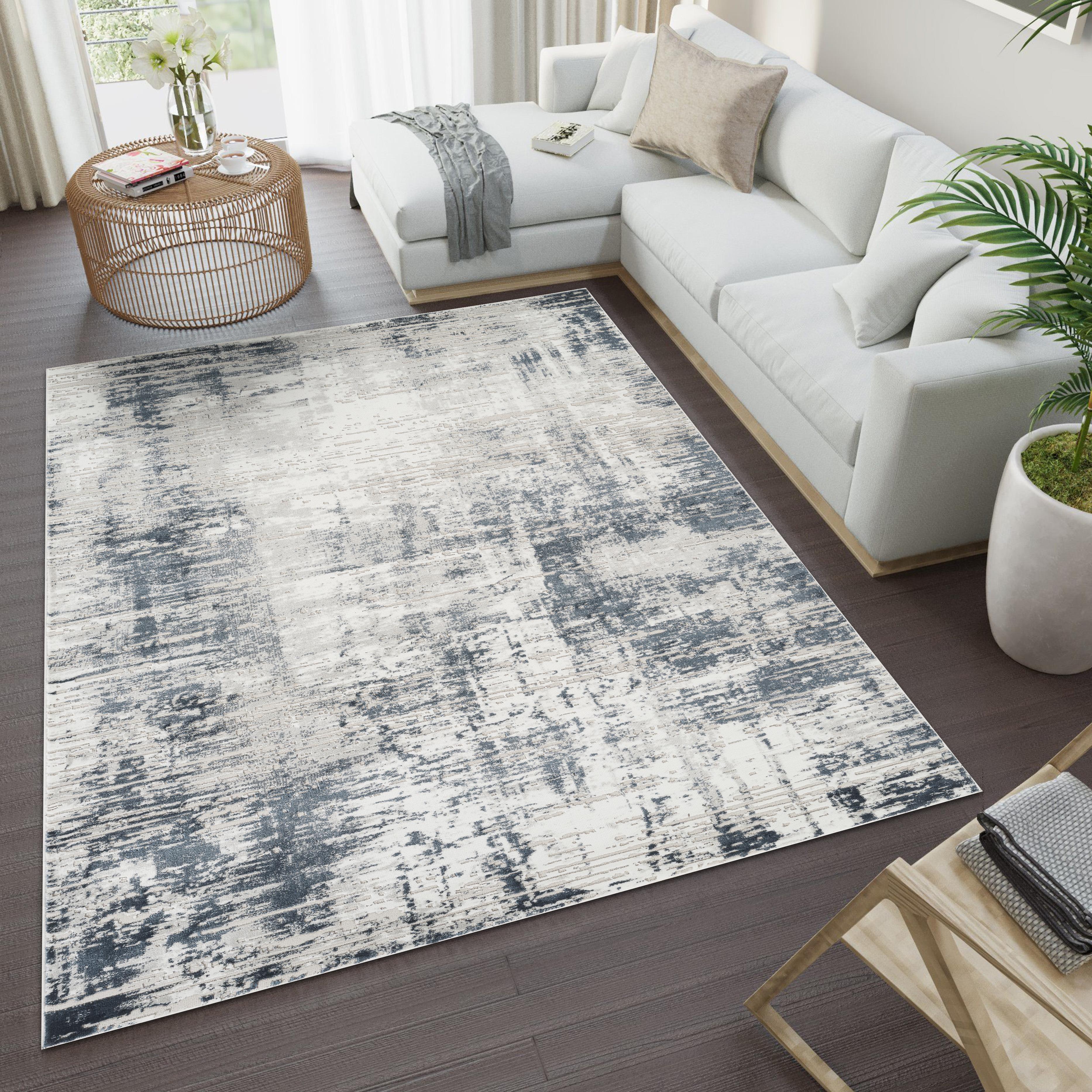 Troy Area Rug NO913 GREY NAVY