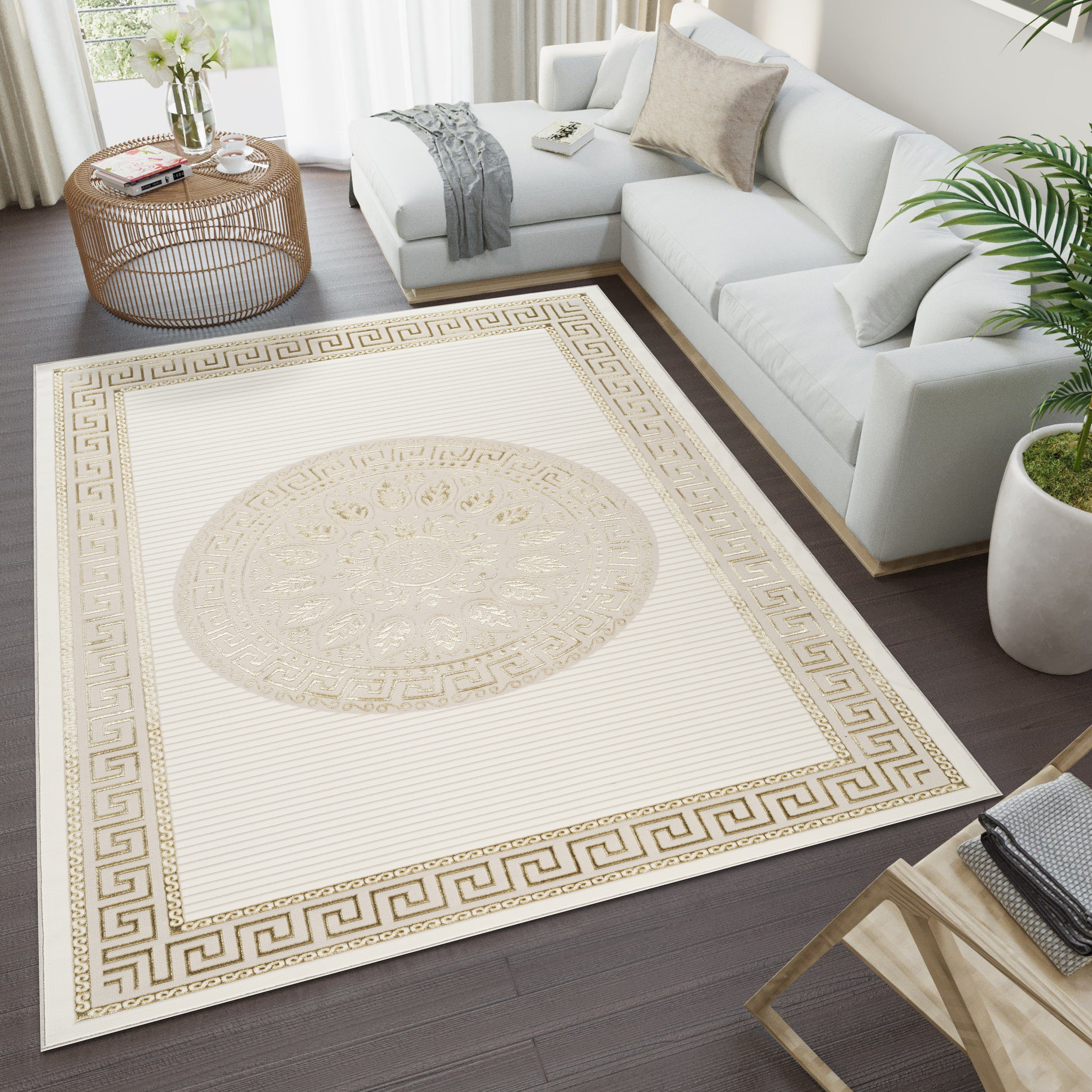 Caesar 64005 Cream Area Rug