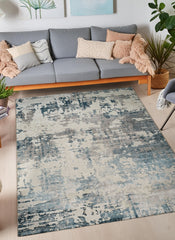 Viana 6011 Area Rug White/Blue
